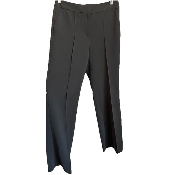 Talbots Pants Womens 2 Petite Black High Waist Straight Leg Stretch Office Work - Picture 1 of 11
